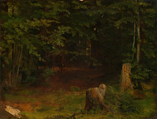 Innenansicht des Waldes - Hans Thoma — Ansicht des Kunstwerks