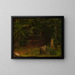Innenansicht des Waldes - Hans Thoma — gerahmtes Bild an der Wand