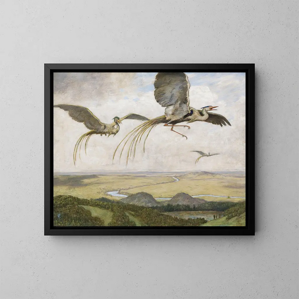 Wundervogel - Hans Thoma — gerahmtes Bild an der Wand