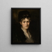 Portrait de Miss zur Westen - Hans von Marées — gerahmtes Bild an der Wand