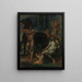 Cavalier und Nymphe - Hans von Marées — gerahmtes Bild an der Wand