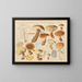 Boletus castaneus et Boletus fulvidus - Hans Baldung — gerahmtes Bild an der Wand