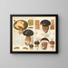 Boletus ustulatus - Hans Baldung — gerahmtes Bild an der Wand