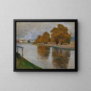 Hans Wilt - Die Salzach bei Hallein.webp