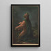 Christus am Ölberg - Hans Zatzka — gerahmtes Bild an der Wand