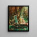 Der Liebesbrief - Hans Zatzka — gerahmtes Bild an der Wand