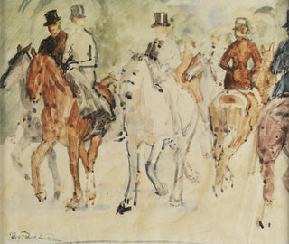 La Sortie à cheval - Hans von Faber du Faur — Ansicht des Kunstwerks