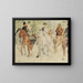La Sortie à cheval - Hans von Faber du Faur — gerahmtes Bild an der Wand