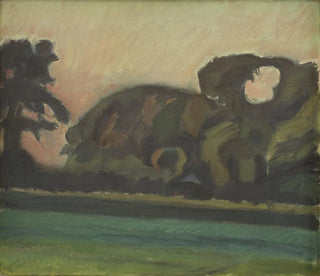 Landschaft nach Sonnenuntergang - Harald Giersing — Ansicht des Kunstwerks