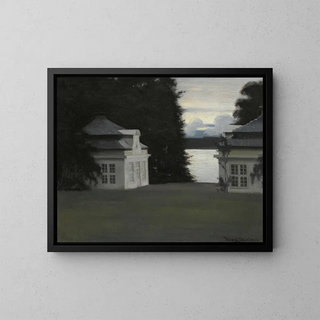 Harald SlottMller - The Eremitage Pavilions In The Royal Gardens At Fredensborg.webp