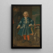 Portrait de Diederik van Hemert Seigneur de Babyloninbroek à l'âge de six ans - Harmanus Serin — gerahmtes Bild an der Wand