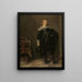 Portrait eines jungen Mannes - Harmen Willems Wieringa — gerahmtes Bild an der Wand
