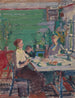 Innenszene möglicherweise in Norwegen - Harold Gilman — Ansicht des Kunstwerks