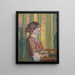 Stanislawa de Karlowska - Harold Gilman — gerahmtes Bild an der Wand