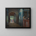 Taufe in der Kirche von Tanum - Harriet Backer — gerahmtes Bild an der Wand