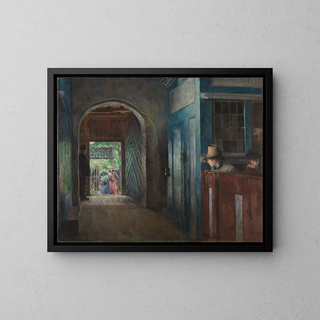 Harriet Backer - Christening in Tanum Church.webp