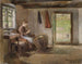 Innenansicht eines Bauernhofs in Skotta bei Brum - Harriet Backer — Ansicht des Kunstwerks