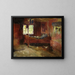 Innenansicht eines Bauernhauses in Strlsjhaugen - Harriet Backer — gerahmtes Bild an der Wand