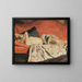 Nackt - Harrington Mann — gerahmtes Bild an der Wand
