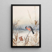 Winter Ein Hausrotschwanz und ein Zaunkönig - Harry Bright — gerahmtes Bild an der Wand