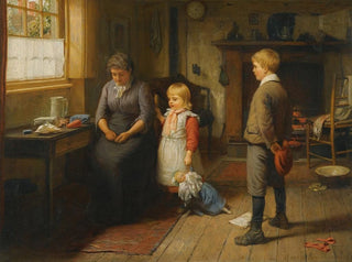 Zählen der Münzen - Harry Brooker — Ansicht des Kunstwerks