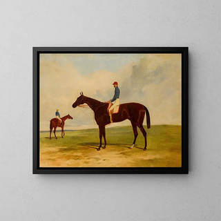 Harry Hall - Mr John Gullys Andover Alfred Day up winner of the 1854 Derby.webp