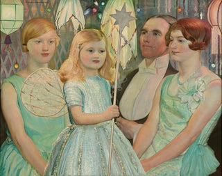 in Festkleidung - Harry Linley Richardson — Ansicht des Kunstwerks