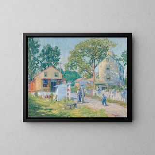 Die Dorfspritze - Harry Shokler — gerahmtes Bild an der Wand