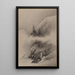 Schneelandschaft - Hashimoto Gahō — gerahmtes Bild an der Wand