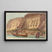 Ibsamboul - Hector Horeau — gerahmtes Bild an der Wand