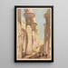 Salle hypostyle de Karnak - Hector Horeau — gerahmtes Bild an der Wand