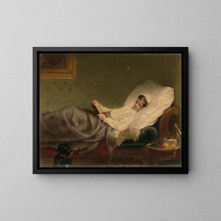 À la main qui s'améliore - Hein Burgers — gerahmtes Bild an der Wand