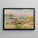 Flusslandschaft offen - Heinrich Böhmer — gerahmtes Bild an der Wand