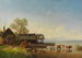 Der Starnberger See mit Blick auf das Wetterstein-Massiv - Heinrich Bürkel — Ansicht des Kunstwerks