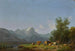 Garmisch Die Berge des Wetterstein im Hintergrund - Heinrich Bürkel — Ansicht des Kunstwerks