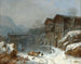 Winter in Rattenberg - Heinrich Bürkel — Ansicht des Kunstwerks