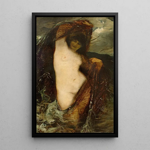 Nymphe - Heinrich Faust — gerahmtes Bild an der Wand