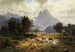 Landschaft mit Bergen - Heinrich Höfer — Ansicht des Kunstwerks