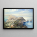 Ein Panorama von Capri - Heinrich Hiller — gerahmtes Bild an der Wand