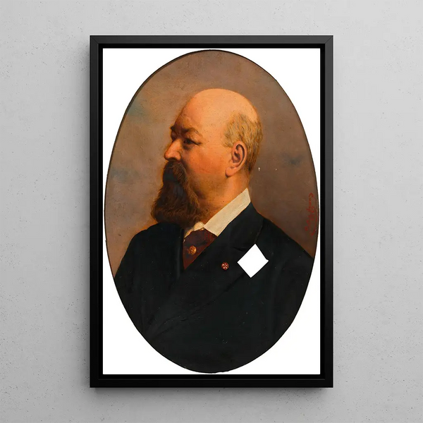 Franz von Suppé Komponist - Heinrich Jenny — gerahmtes Bild an der Wand