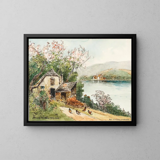 Heinrich Josef Wertheim - Spring in the Wachau valley.webp