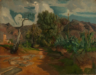 Landschaft bei Palermo - Heinrich Ludwig — Ansicht des Kunstwerks