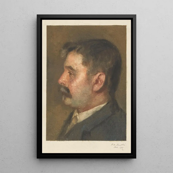 Heinrich M Krabb - Portrait of a man.webp