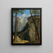Der Watzmann im Wimbachtal - Heinrich Reinhold — gerahmtes Bild an der Wand