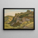 Landschaft über Subiaco - Heinrich Reinhold — gerahmtes Bild an der Wand