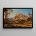 Szene von der Insel Capri - Heinrich Reinhold — gerahmtes Bild an der Wand