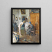 In dem Studio - Heinrich Rettig — gerahmtes Bild an der Wand