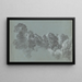 Cimes des Arbres de la Forêt Frappées par la Lumière - Heinrich Rieter — gerahmtes Bild an der Wand