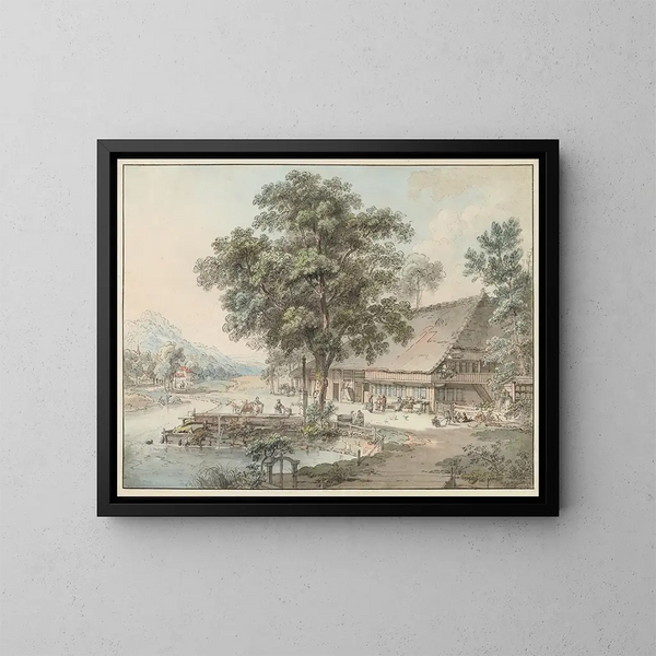 La Maison du paysan - Heinrich Rieter — gerahmtes Bild an der Wand