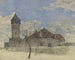 Das Wachturm in Sachsenhausen - Heinrich Rumbler — Ansicht des Kunstwerks